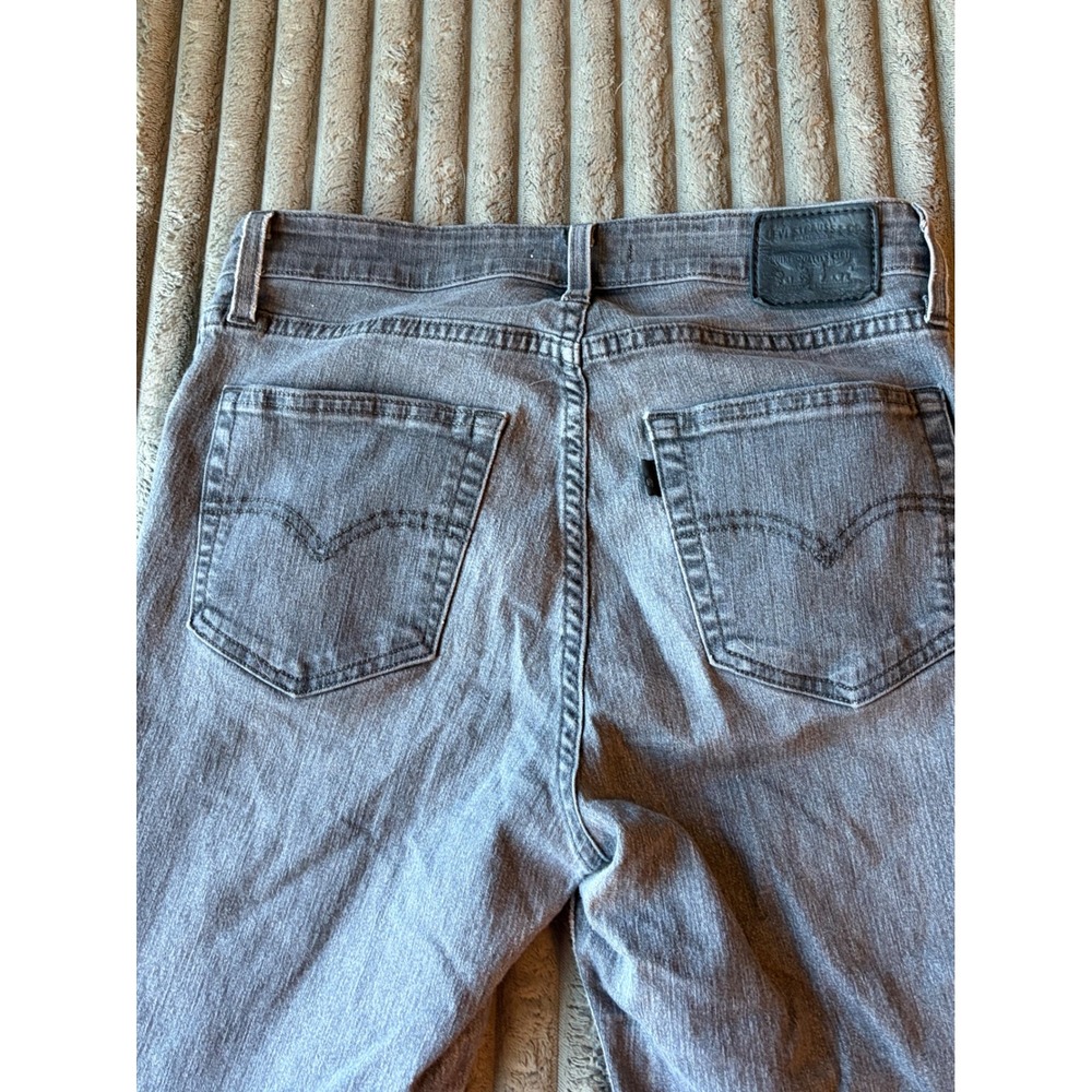 Levis Premium 721 High Rise Skinny Jeans Grey Denim 18882-0503 Womens 27x28 - Picture 6 of 6